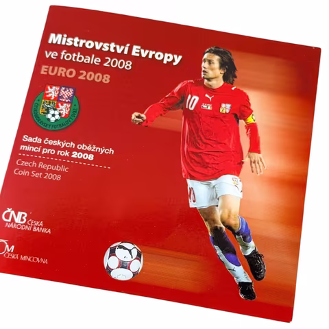 Sada oběžných mincí 2008 - ME ve fotbale_8 ks