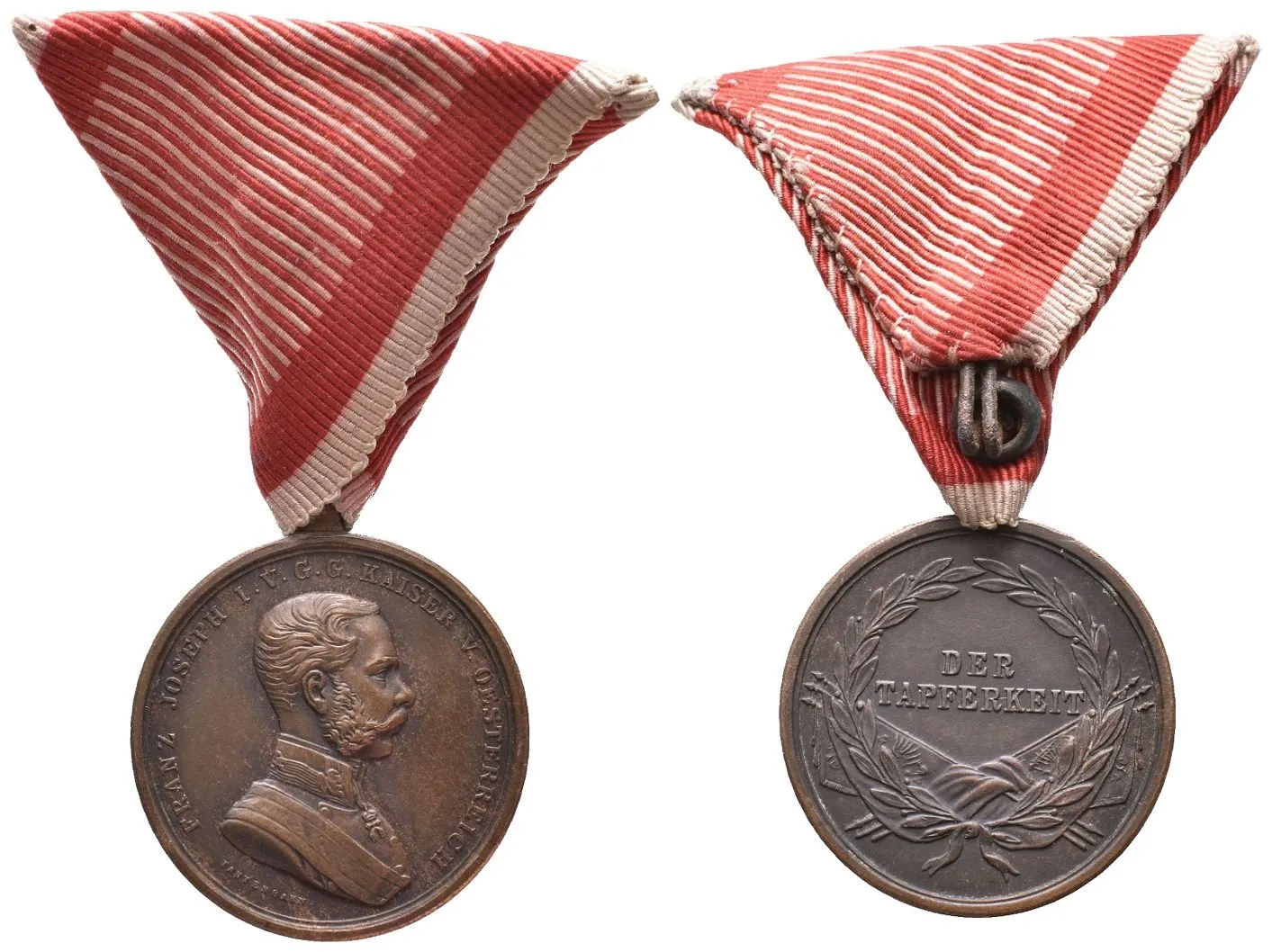 Medaile za statečnost, bronzová