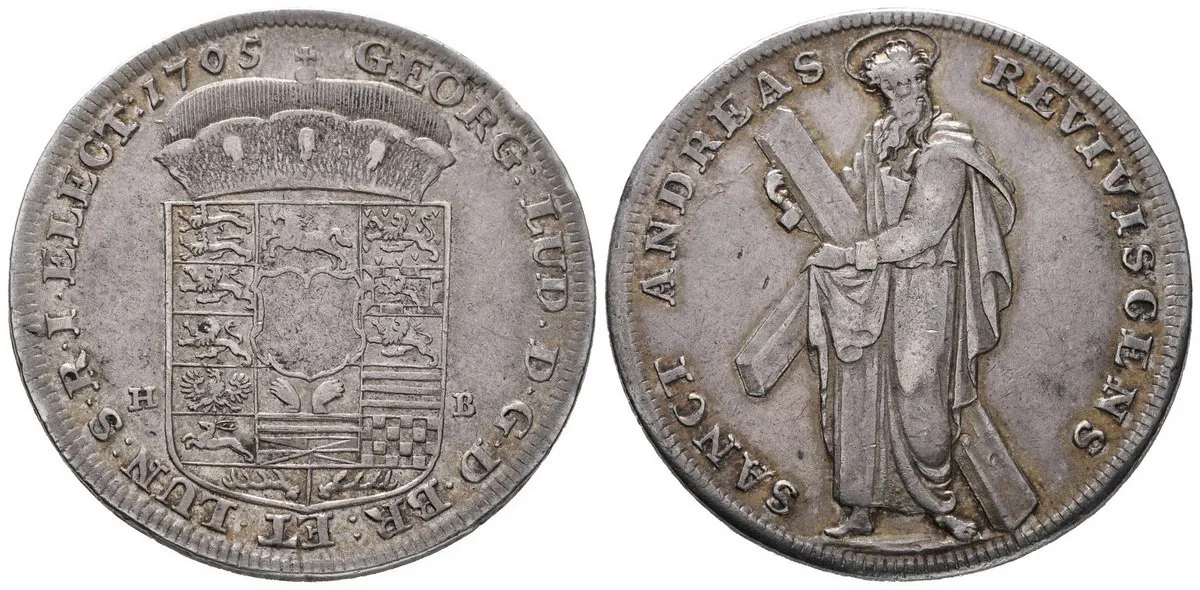 Braunschweig - Lüneburg - Calenberg - Hannover, George Ludwig, 1698 - 1727 — 1