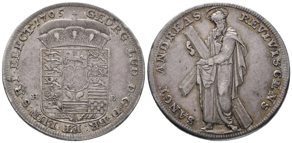 Braunschweig - Lüneburg - Calenberg - Hannover, George Ludwig, 1698 - 1727 — 1