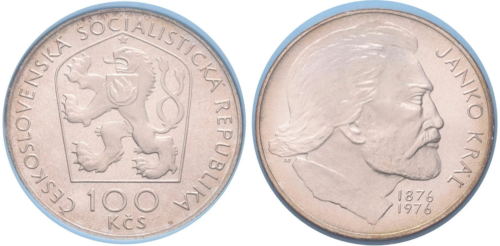 100 Kčs 1976 - Janko Kráľ, PROOF