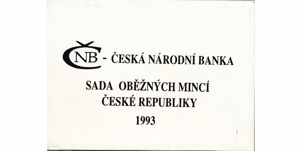 Ročníková sada mincí 1993, mincovna Hamburg, Winnipeg, Jablonec