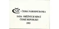 Ročníková sada mincí 1993, mincovna Hamburg, Winnipeg, Jablonec