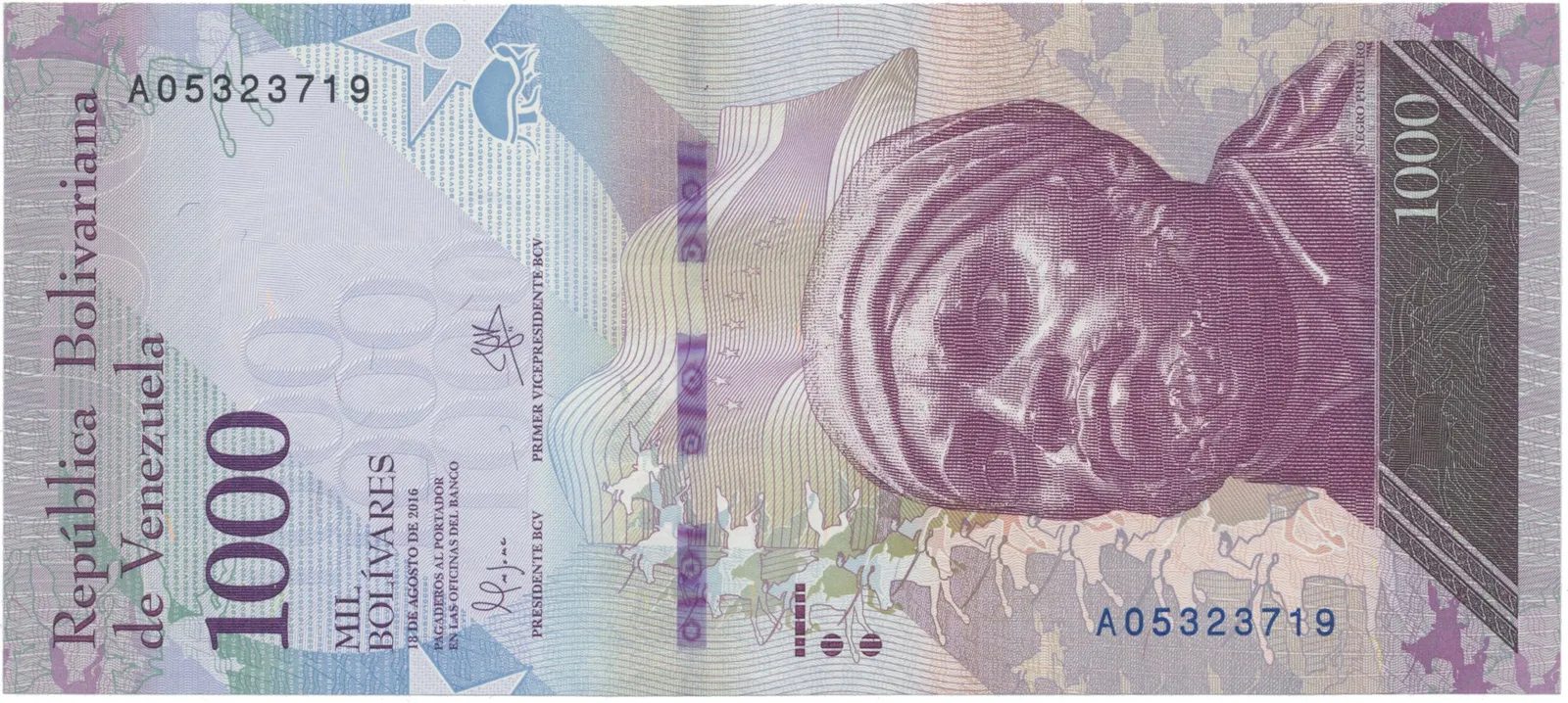 Venezuela, 1000 Bolivares 2016, P.95a