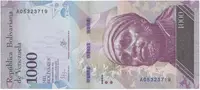 Venezuela, 1000 Bolivares 2016, P.95a