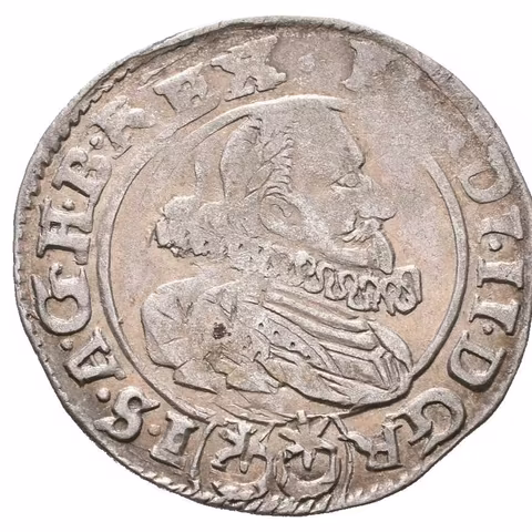 3 Krejcar 1627, Praha-Hübmer, Hal.760, pěkná zachovalost, patina,