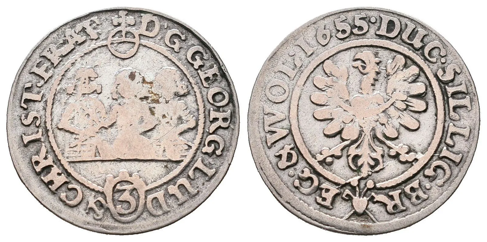 Lehnice - Břeh, Georg, Ludwig a Christian, 1639 - 1663 — 1