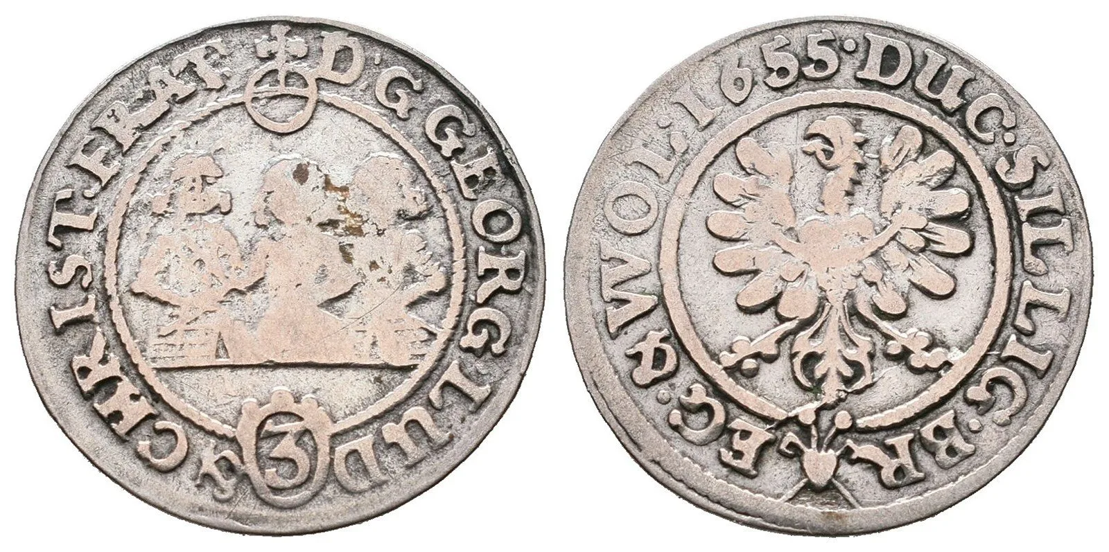 Lehnice - Břeh, Georg, Ludwig a Christian, 1639 - 1663 — 1