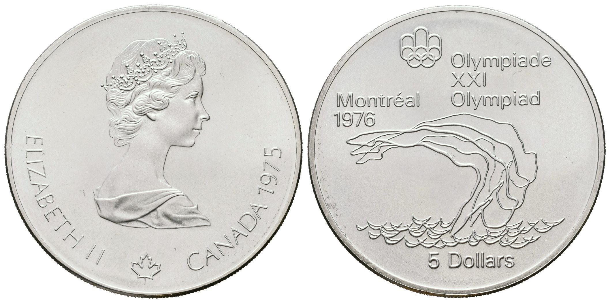 Kanada, 5 Dollar 1975 - XXI. Olympijské hry