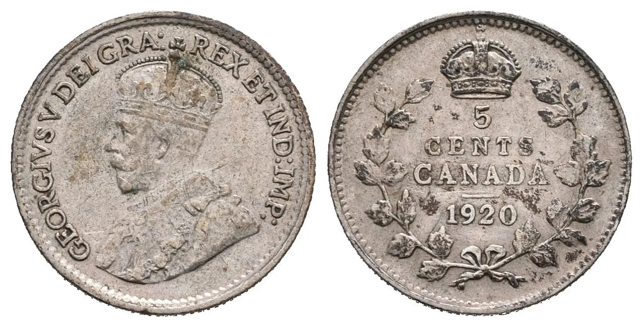 Kanada, 5 Cent 1920