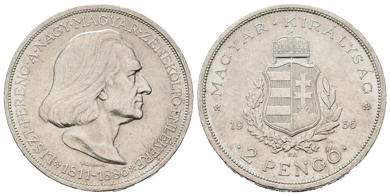 Maďarsko, 2 Pengo 1936