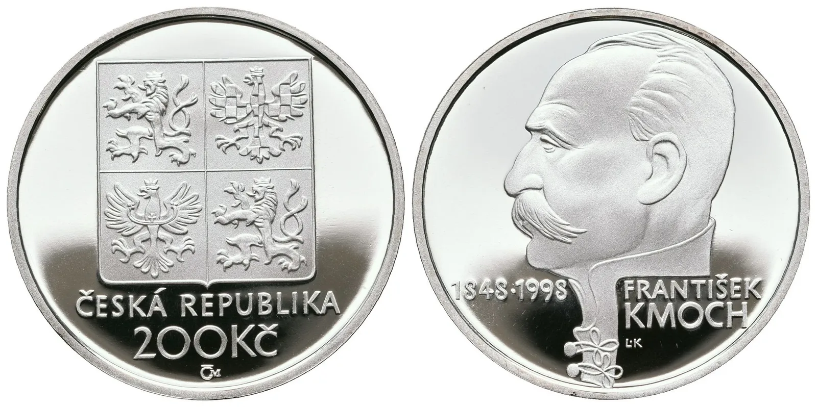 200 Kč 1998 - František Kmoch, PROOF