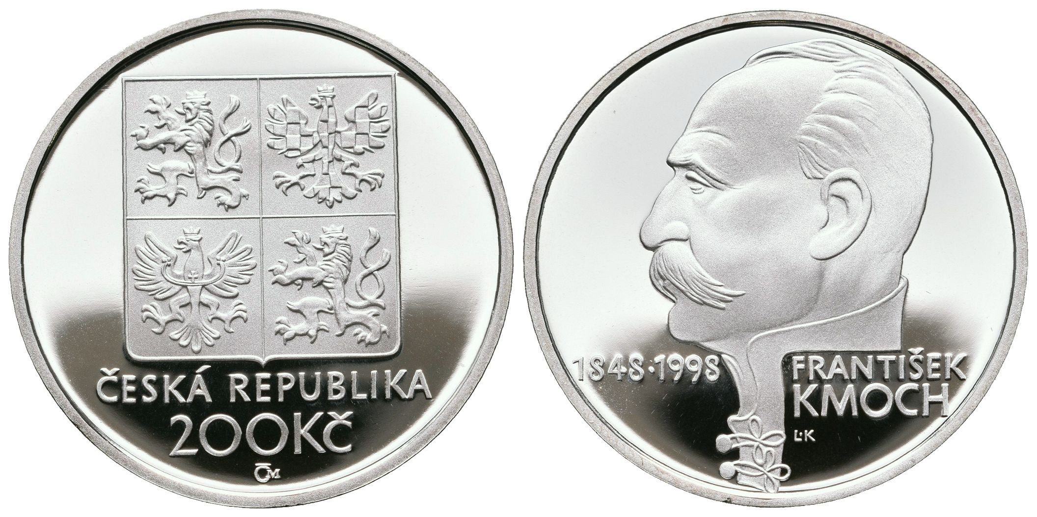 200 Kč 1998 - František Kmoch, PROOF