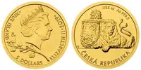 5 Dollars 2019 - Český lev, investiční mince - fotografie 2
