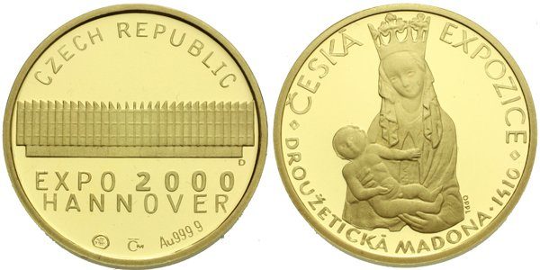 Medaile 2000 - EXPO 2000 Hannover, PROOF