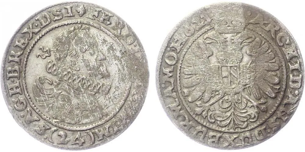 Ferdinand II., 1619 - 1637 (Mince kiprová) — 1