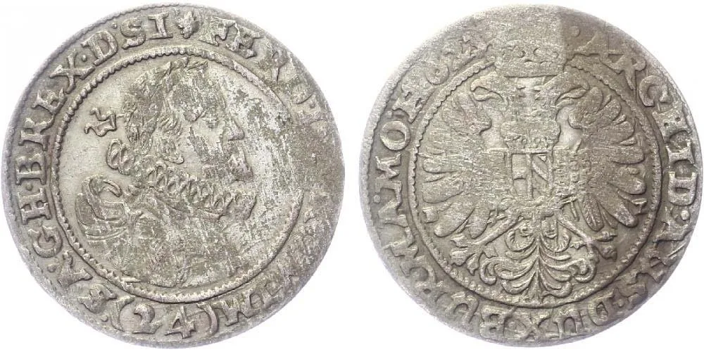 Ferdinand II., 1619 - 1637 (Mince kiprová) — 1