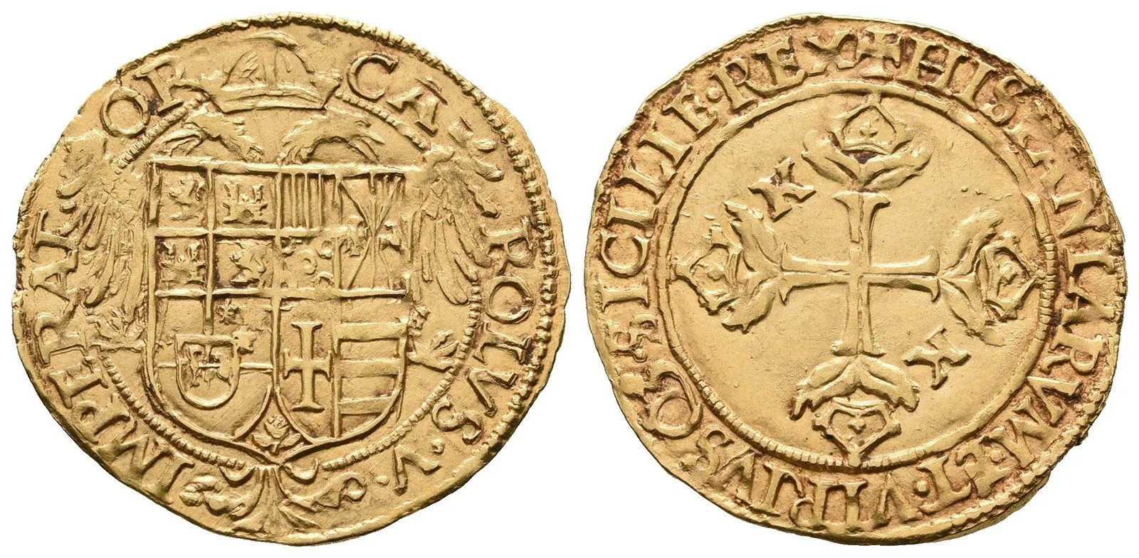 Itálie - Neapol, Karel V. Habsburský a Španělský, 1516 - 1554 — 1