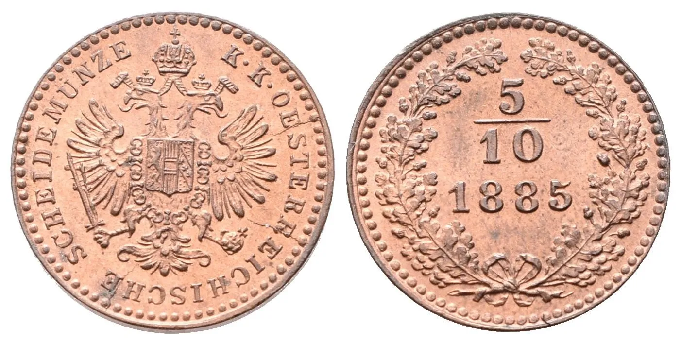 5/10 Krejcar 1885