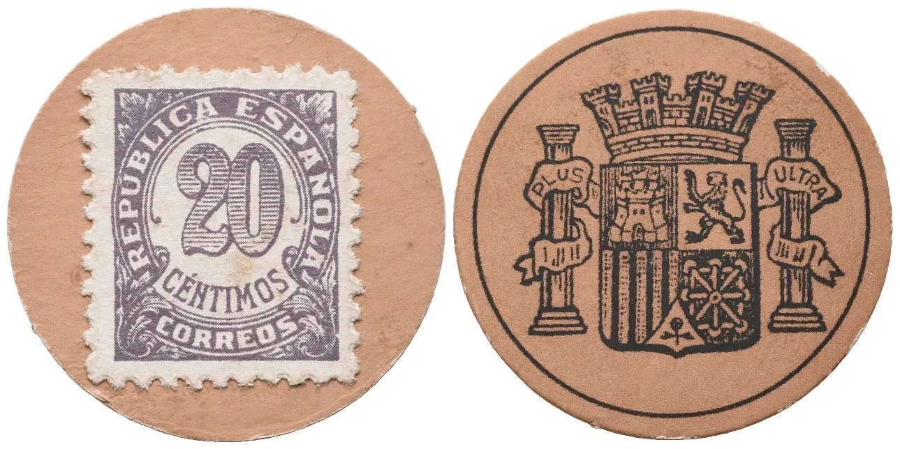Španělsko, 20 Centimos (1938), P.96C