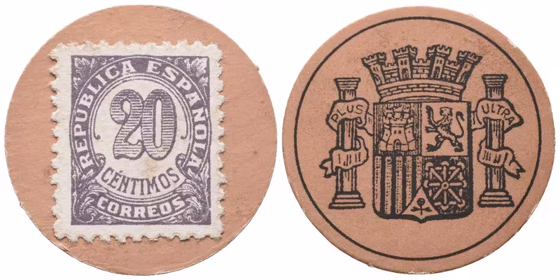 Španělsko, 20 Centimos (1938), P.96C