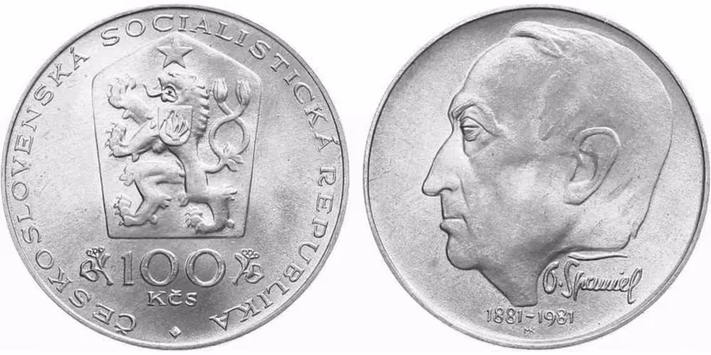 100 Kčs 1981 - Otakar Španiel