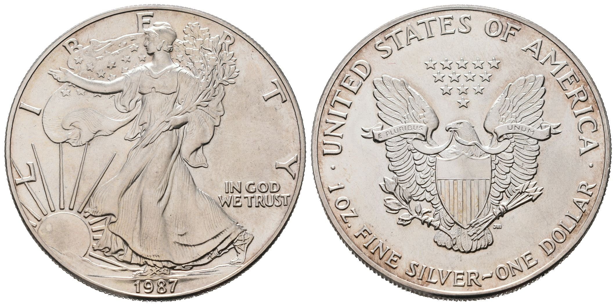 USA, American Silver Eagle 1987
