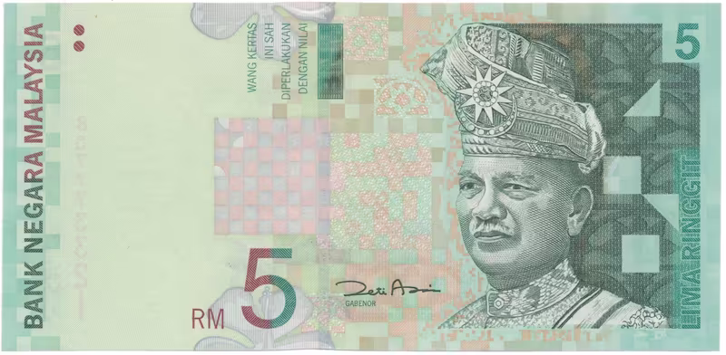 Malajsie, 5 Ringgit (2001), P.41a
