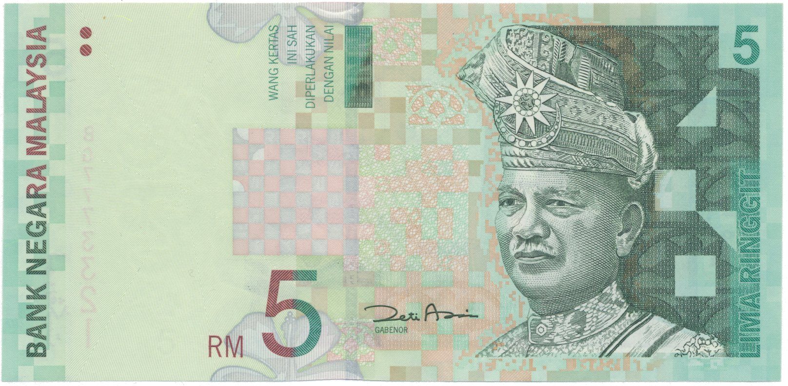 Malajsie, 5 Ringgit (2001), P.41a
