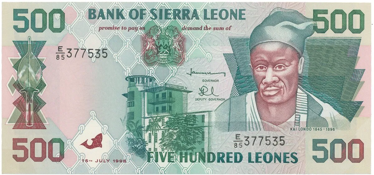 Sierra Leone, 500 Leones 1998, P.23b