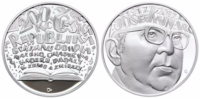 200 Kč 2017 - Josef Kainar, PROOF