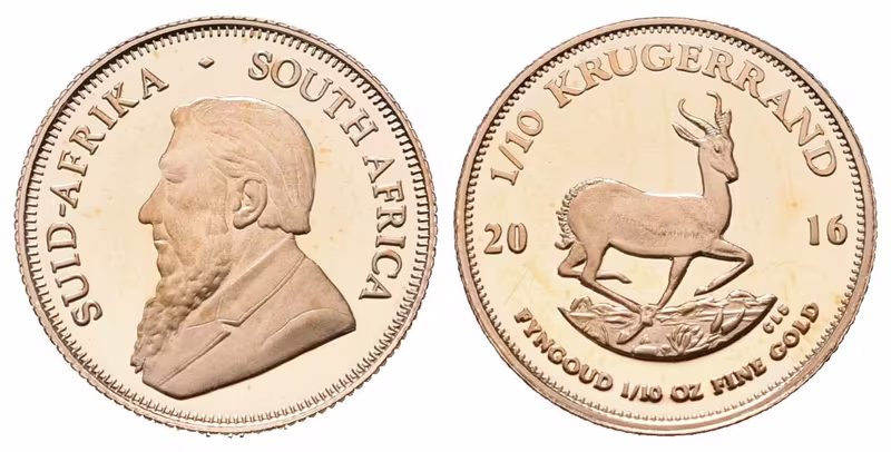 Jihoafrická republika, 1/10 Krugerrand 2013