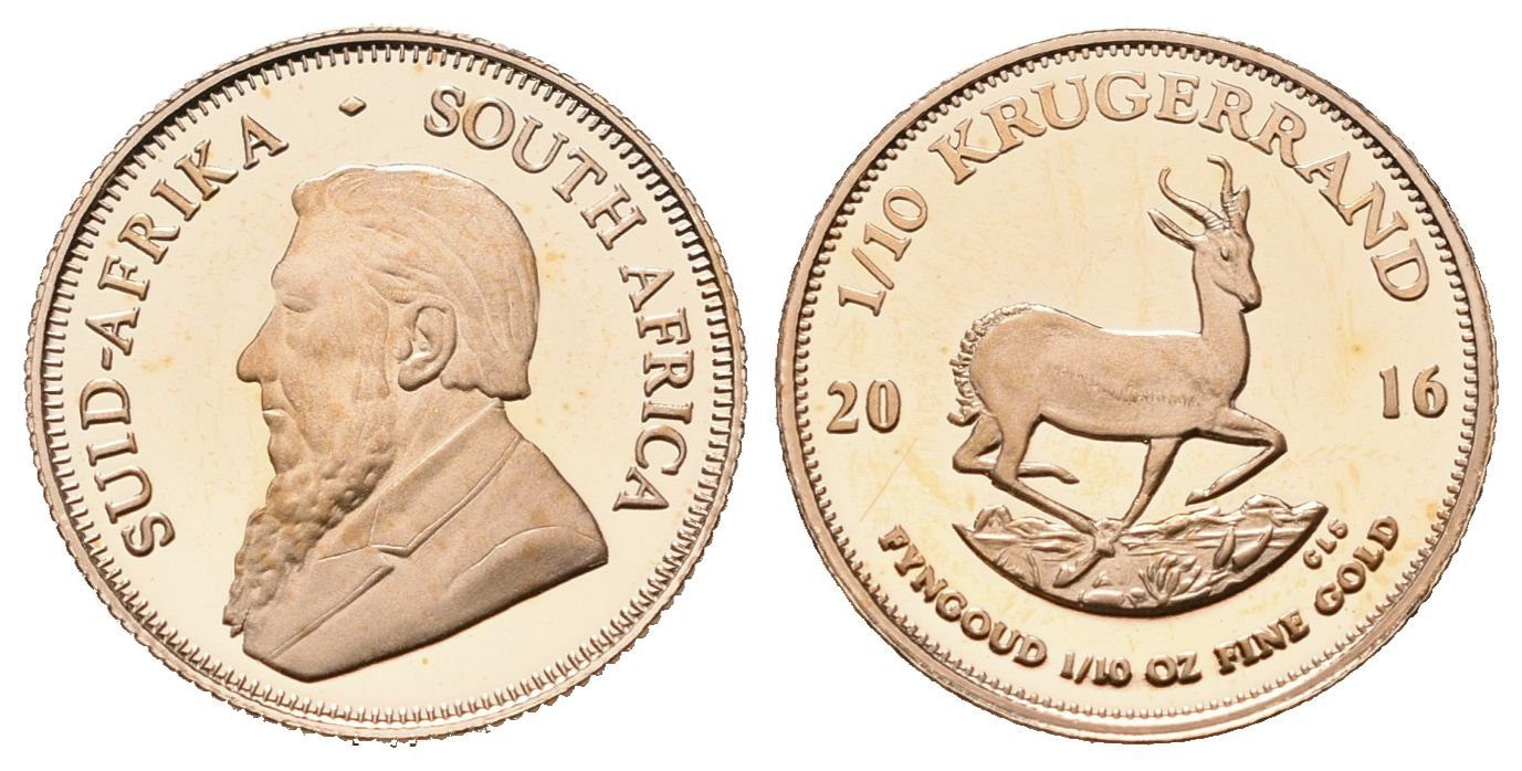 Jihoafrická republika, 1/10 Krugerrand 2013
