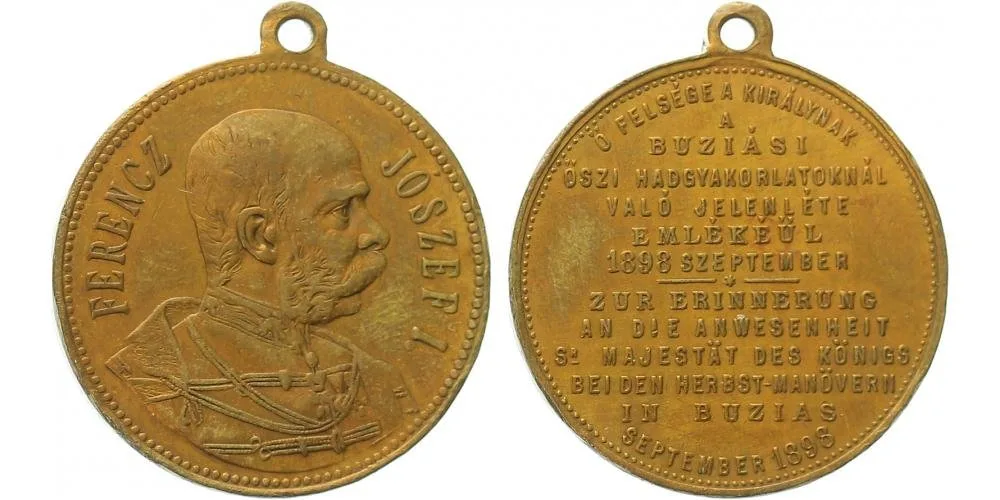 František Josef I., medaile vojenských manévrů — 1