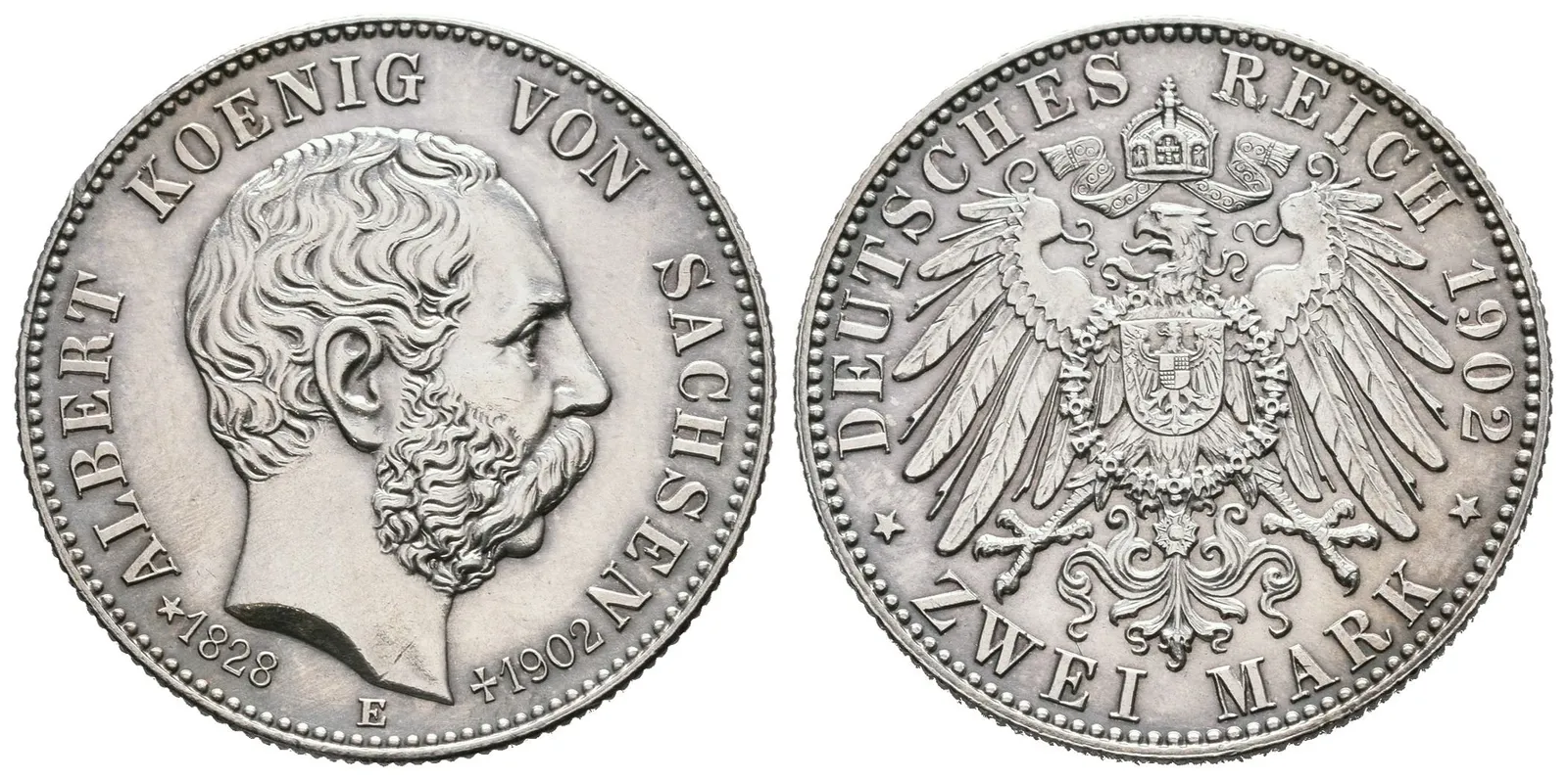 Sasko, 2 Marka 1902 - Pamětní