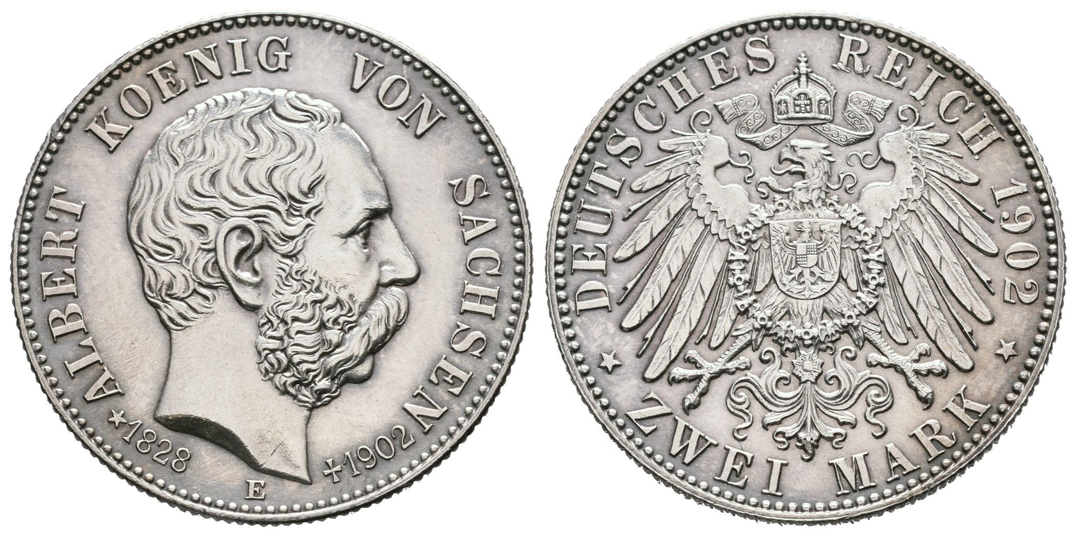 Sasko, 2 Marka 1902 - Pamětní