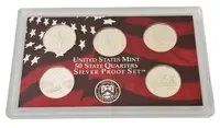 USA, Sada stříbrných mincí 2003 - fotografie 4