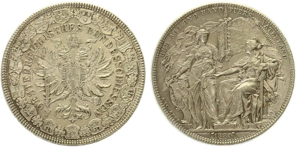 Rakouská a spolková měna, 1857 - 1892 — 1
