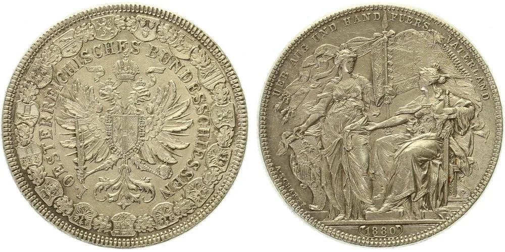Rakouská a spolková měna, 1857 - 1892 — 1