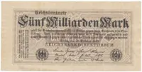 Německo, 5 Milliarden Mark 1923, Ro.120e