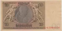 Německo, 20 Reichsmark 1929, typ O/O, Hej.D3c - fotografie 2