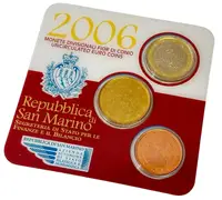 San Marino, Sada oběžných euromincí 2006
