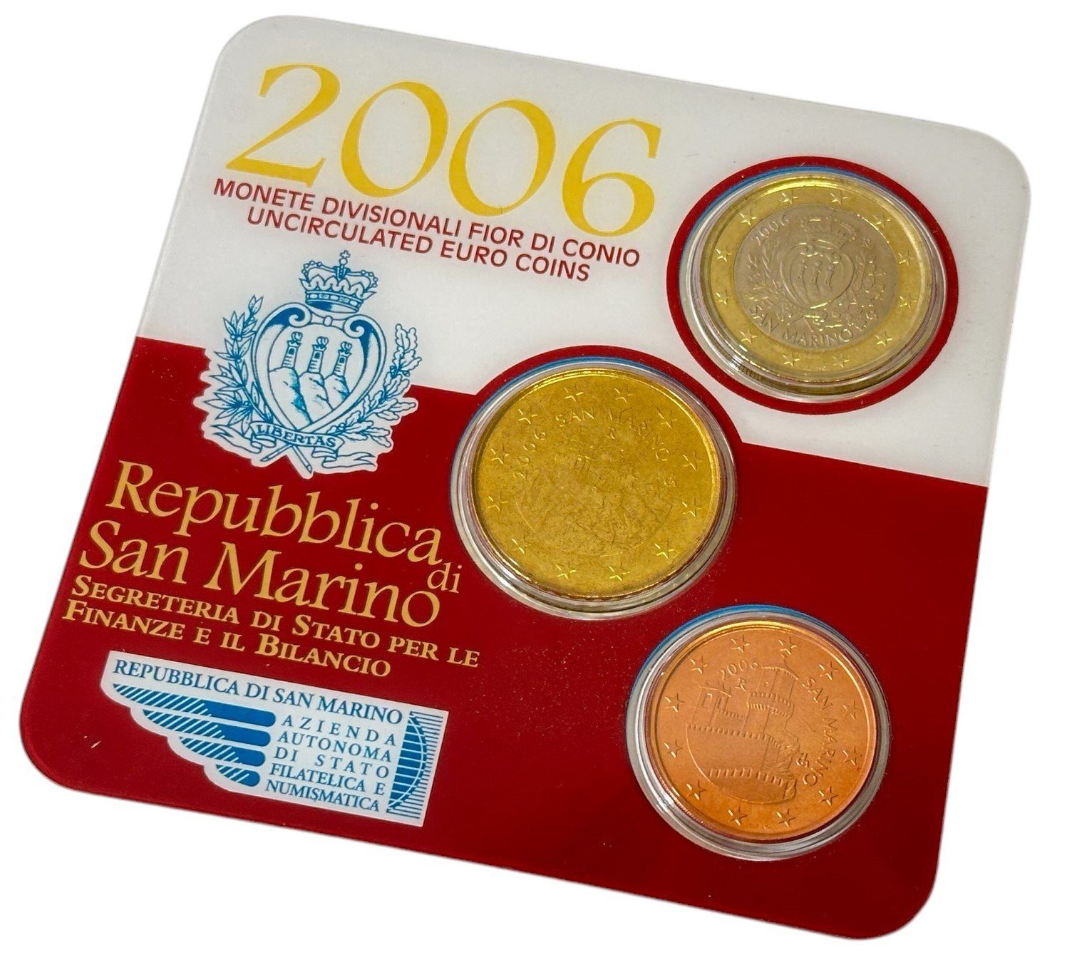 San Marino, Sada oběžných euromincí 2006