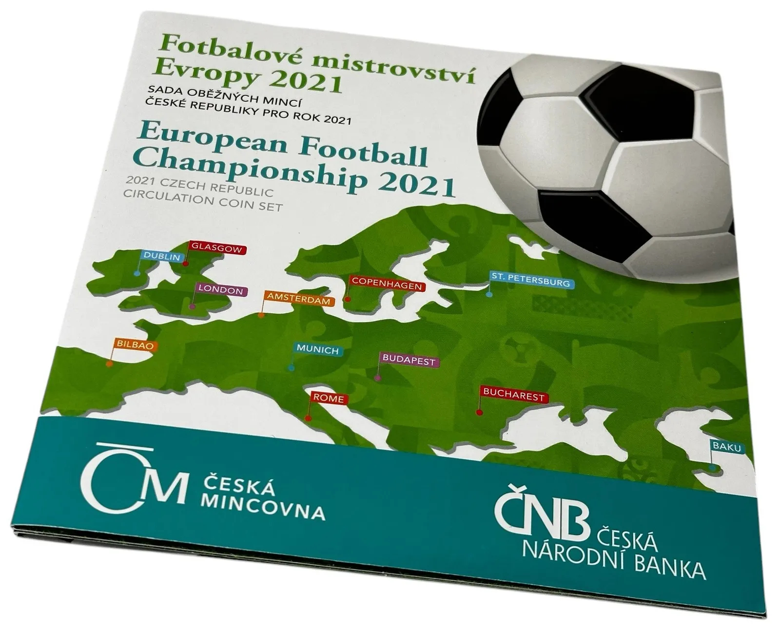 Ročníková sada mincí 2021 - ME fotbal