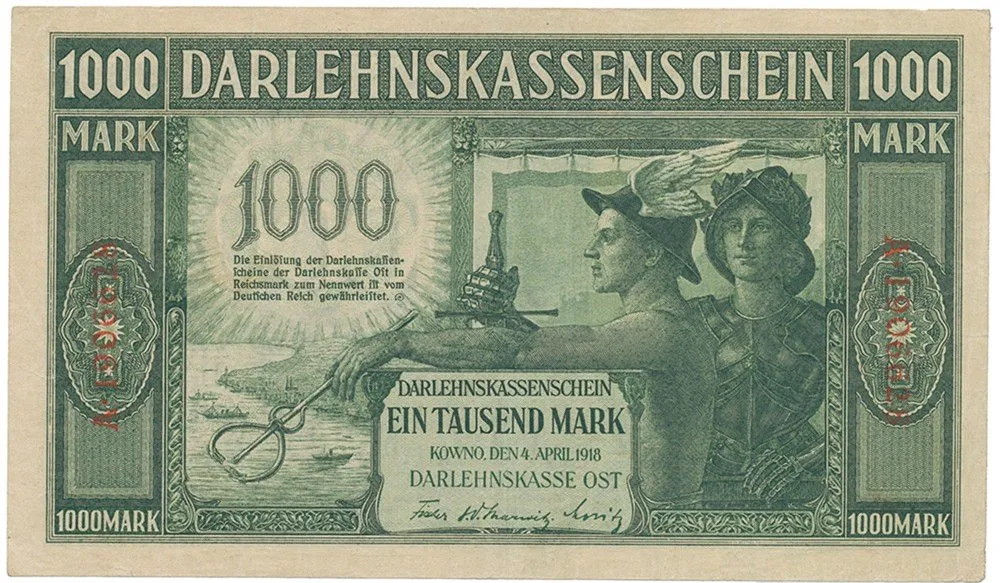 Německo - okupovaná území, 1914 - 1918 — 1