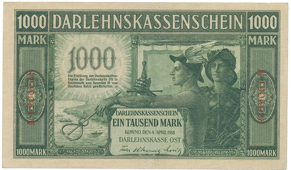 Německo - okupovaná území, 1914 - 1918 — 1