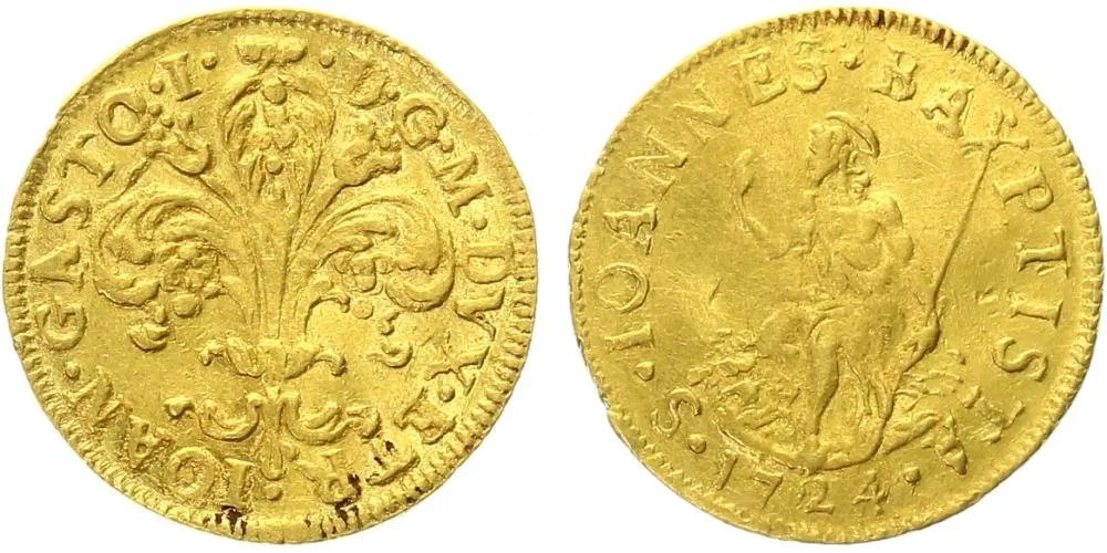 Itálie - Firenze, Giovanni Gaston, 1723 - 1737 — 1