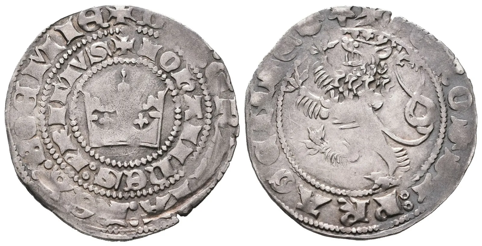 Jan Lucemburský, Pražský groš, Castelin 1