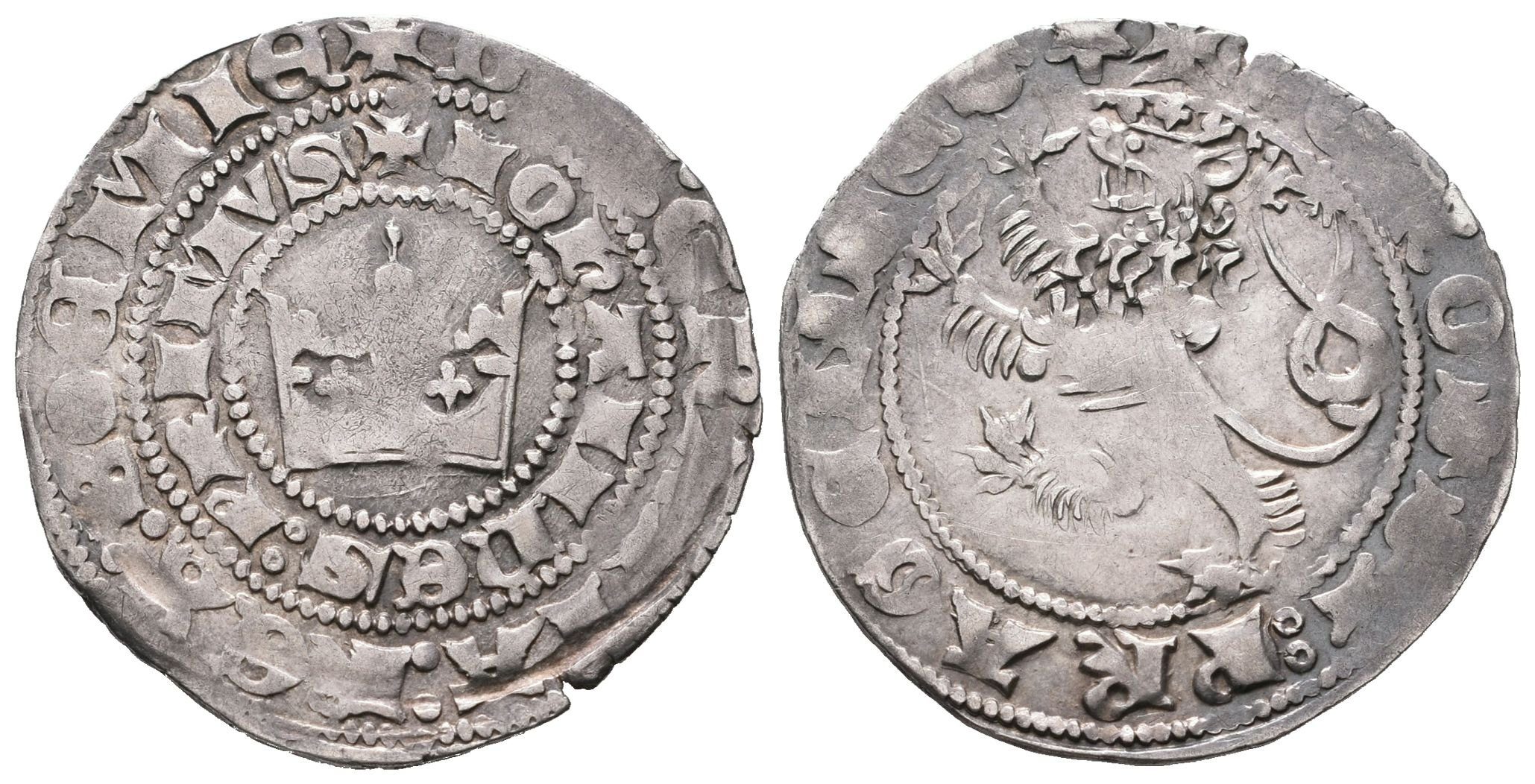 Jan Lucemburský, Pražský groš, Castelin 1