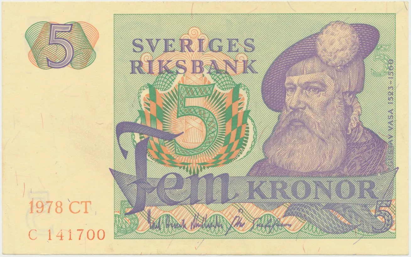 Švédsko, 5 Kronor 1978, P.51d